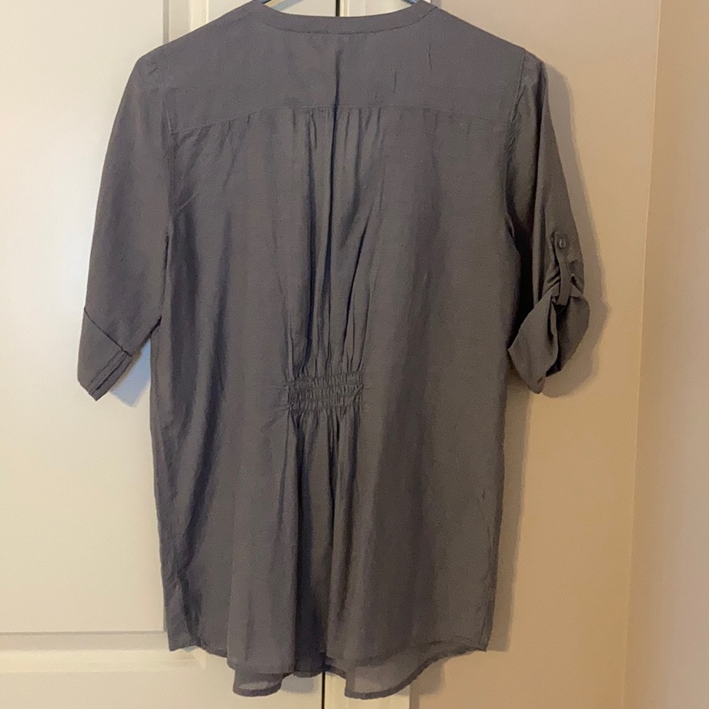 American Eagle Light Weight Button Down Blouse - image 2